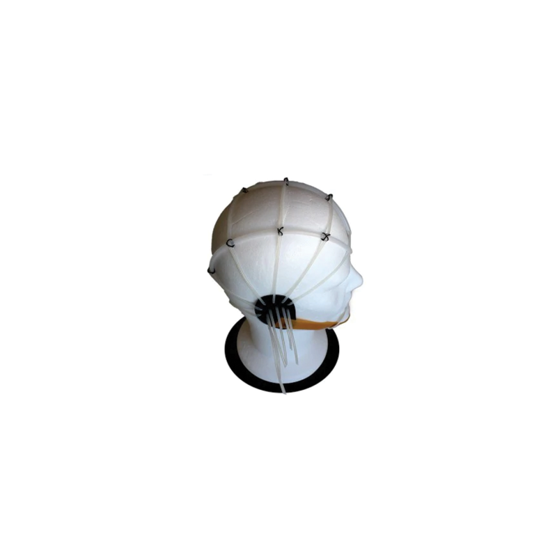 Casque en silicone ajustable pour EEG